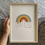 Hope Is All Around Rainbow Print, thumbnail 1 of 6