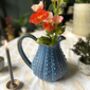 Indigo Blue Urchin Jug/Vase, thumbnail 1 of 3
