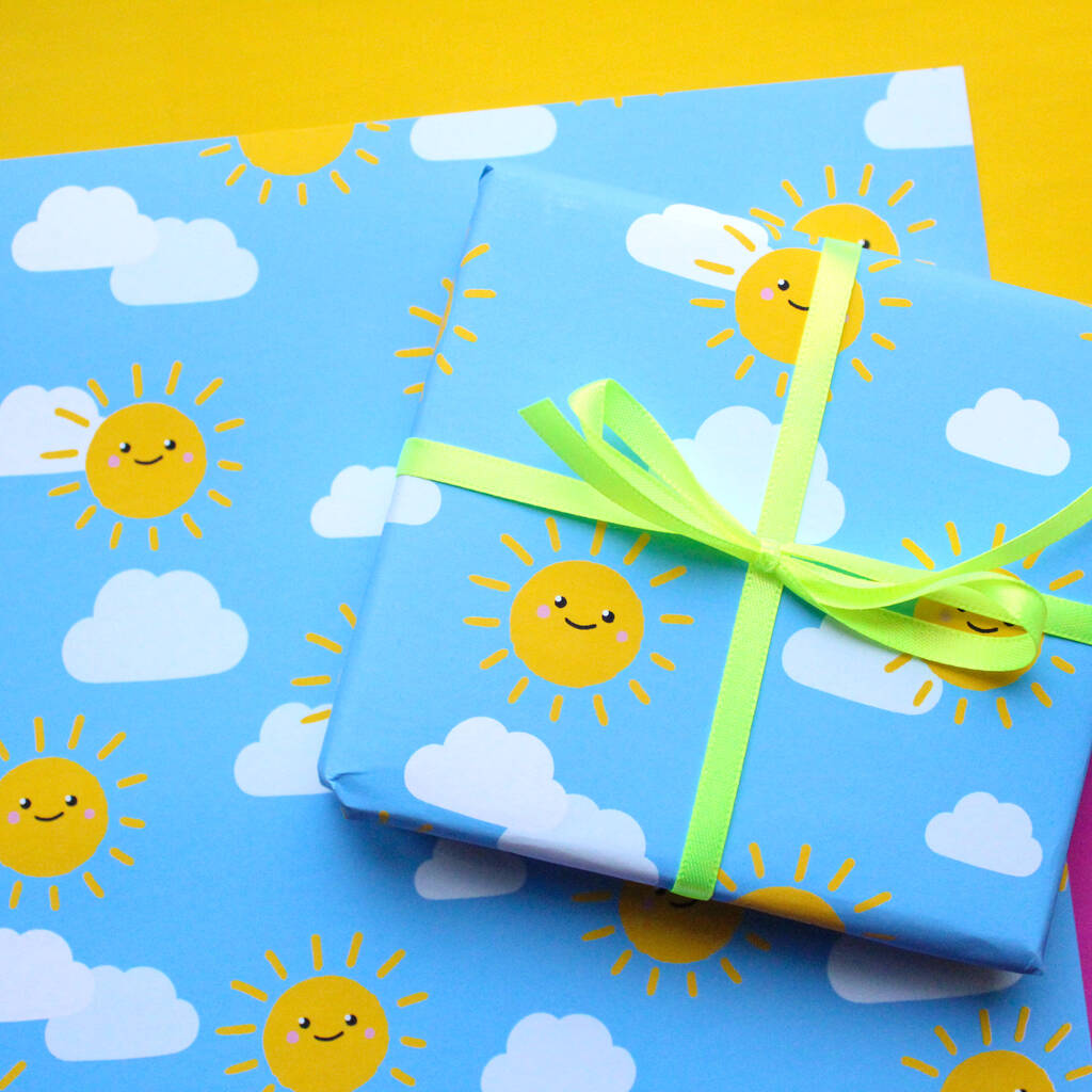 A4 Sunshine Wrapping Paper For Any Occasion, 1 of 4