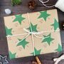 Star Christmas Personalised Wrapping Paper, thumbnail 1 of 6