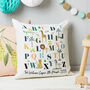 Personalised Safari Animals Cushion Cover, thumbnail 1 of 3