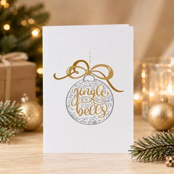 Jingle Bells Christmas Card, 4 of 6
