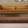 The Rugs Plain Brown Shaggy Rug, thumbnail 2 of 12