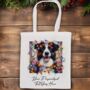 Personalised Border Collie In Christmas Lights, thumbnail 8 of 10