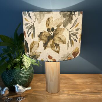 Appleby Woodland Autumn Leaves Drum Lampshades, 4 of 9