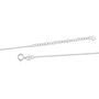 Sterling Silver Rectangular Rosebud Pendant, thumbnail 6 of 10