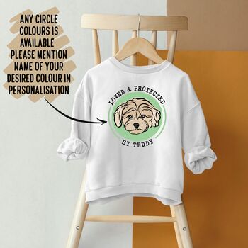 Maltipoo Children Sweatshirt, 3 of 7
