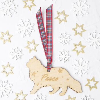 Personalised Pet Name And Shape Christmas Decoration, 3 of 10