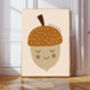 Little Acorn, Big Dreams Nursery Art Print, thumbnail 2 of 4
