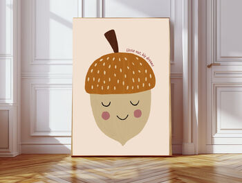 Little Acorn, Big Dreams Nursery Art Print, 2 of 4