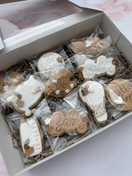 Pastel Baby Shower Biscuit Favours, 10 of 10