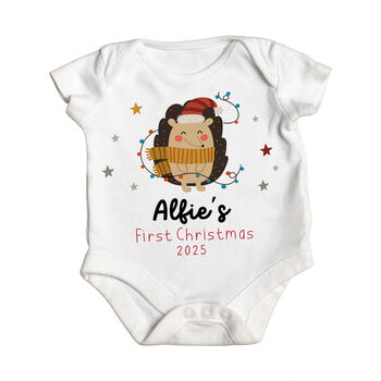 Personalised Baby’s First Christmas Bodysuit, 4 of 6