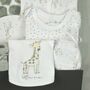 Little One Giraffe New Baby Gift Set Hamper, thumbnail 5 of 6