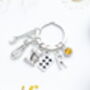 Chef Baking Personalised Keyring Cooking Gift, thumbnail 5 of 8