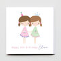 Happy Birthday Bestie Greeting Card, thumbnail 3 of 6