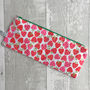 Children's Rosy Apple Fabric Pencil Case, thumbnail 4 of 5