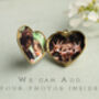 Chunky Gold Heart Locket Necklace, thumbnail 3 of 9
