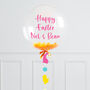 Personalised Happy Easter Bunny Bubble Balloon, thumbnail 1 of 2