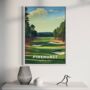 Pinehurst Golf Course Poster – Golf Wall Art Print | Gift For Golfers, Dad, Husband, Golf Gift For Him, Father's Day Gifts, thumbnail 1 of 2