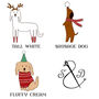 Personalised Jolly Dogs Family Christmas Jumpers, thumbnail 3 of 11