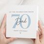 Personalised 70th Birthday Card For Dad, thumbnail 1 of 7