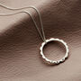 Personalised Scalloped Circle Necklace, thumbnail 8 of 11