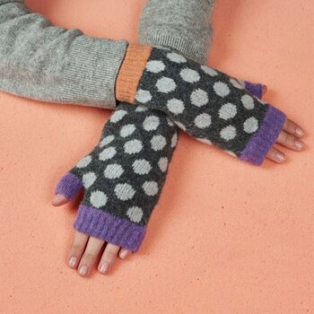 Ladies Lambswool Gloves And Fingerless Mitts, 11 of 12