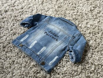 Baby/Toddler Denim Jacket With Embroidered Name, 5 of 7