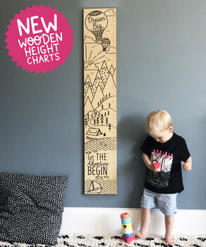 Personalised Mountain Adventure Canvas Height Chart, 11 of 11
