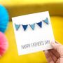 Father's Day Bunting Card, thumbnail 1 of 2