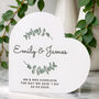 Botanical Personalised Heart Ornament, thumbnail 1 of 6