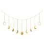 Gold Bohemian Moon Phase Garland For Home Office, thumbnail 5 of 8
