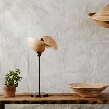 Kyoto Bamboo And Bronze Table Lamp, 3 of 4