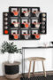 Basketball Hoop Wall Decor With Tic Tac Toe Game, thumbnail 1 of 6