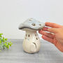 Ceramic Mushroom Lamp Toadstool Tealight Candle Holder, thumbnail 9 of 10