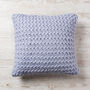 Herringbone Cushion Knitting Kit, thumbnail 3 of 6