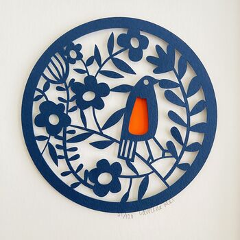 Little Bird Limited Edition Paper Cut, 2 of 6