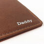 Personalised Tan Leather Glasses Case, thumbnail 7 of 8