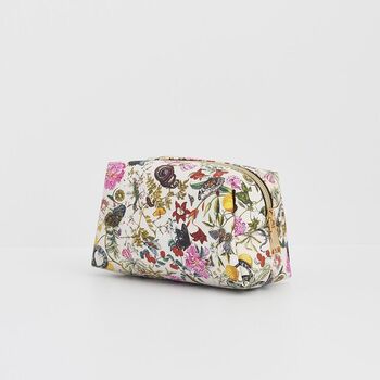 Floral Engravings Cosmetics Pouch, 2 of 5