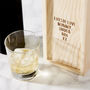 Personalised Wooden Whiskey Bottle Box, thumbnail 4 of 4