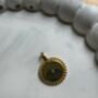 Beaded Initial Necklace Sterling Silver / Gold Vermeil, thumbnail 5 of 6