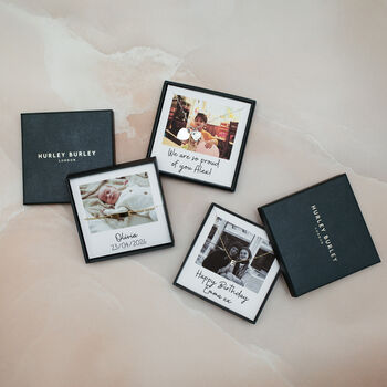 Personalised 9ct Gold Christening Bracelet With Photobox, 4 of 6