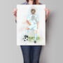 Boys Personalised Football Print, thumbnail 1 of 6