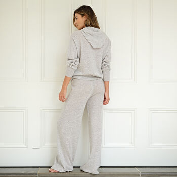 Cashmere Wide Leg Joggers, 4 of 6