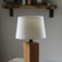 Personalised Wooden Engraved Lamp Stand, thumbnail 8 of 12