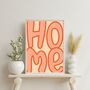 'Home' Typography Print Statement Wall Art, Unframed, thumbnail 3 of 8