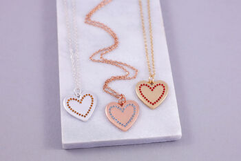 Personalised Heart Charm Necklace, 2 of 6