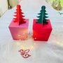 Christmas Pink / Red Gift Box, thumbnail 1 of 4