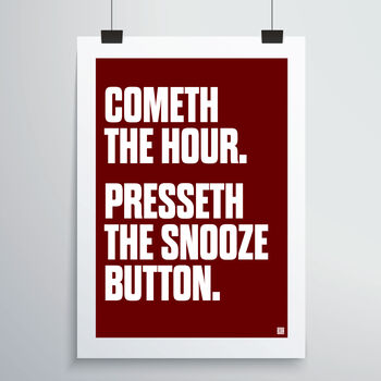 Snooze Print, 3 of 4