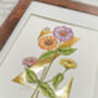 Z Is For Zinnia Gilded Print, thumbnail 6 of 7